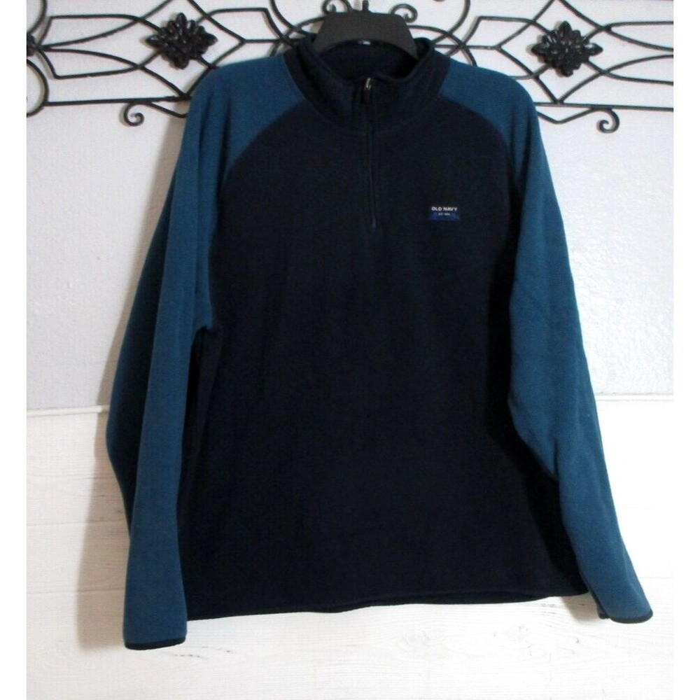 Old Nacy Men's Warm Fleece Pullover Sweater Multicolored Long Sleeve